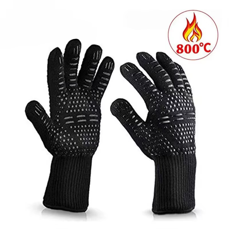 One Piece BBQ Gloves High Temp - đánh giá và giá Oven Mitt Silicone