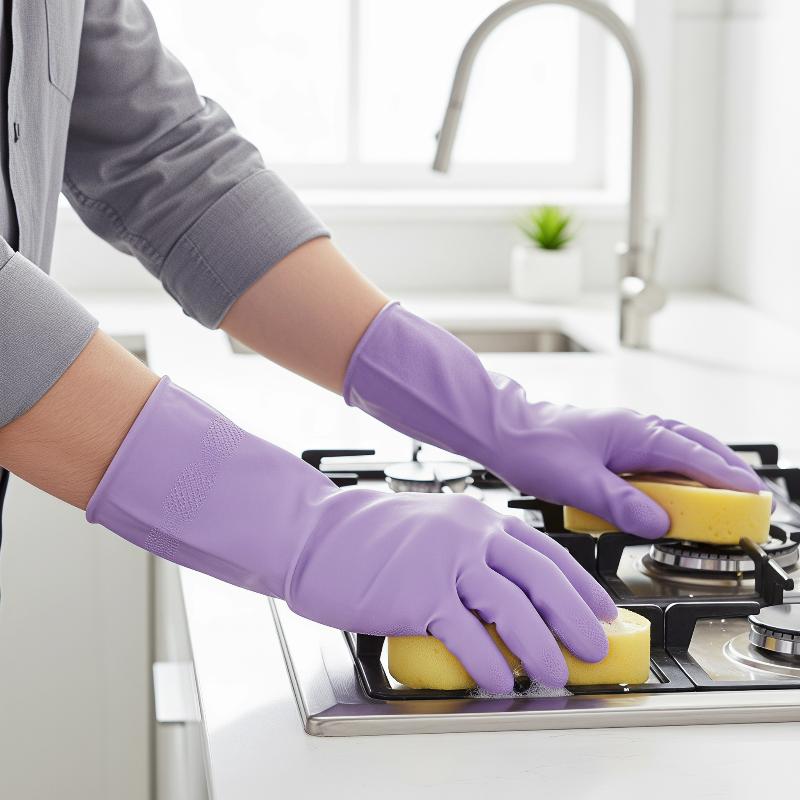 1Pair Latex Dish Washing Glove - đánh giá và giá Dish Glove Rubber