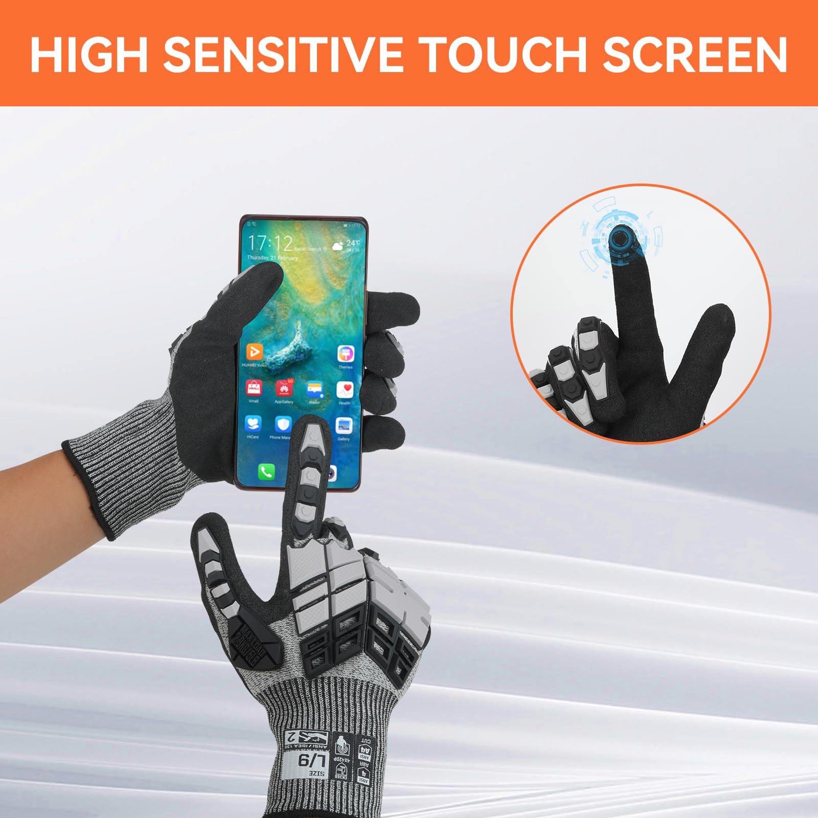 Anti-Impact Gloves With Cut-Re - đánh giá và giá Cut Resistant Glove